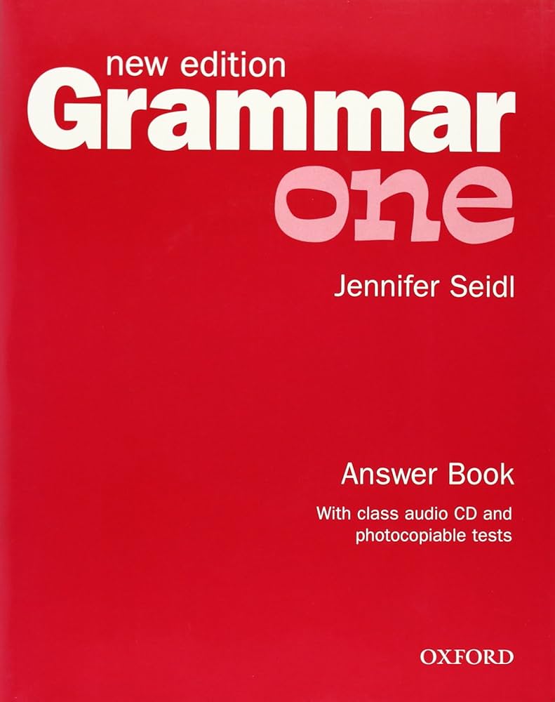 GRAMMAR ONE NEW EDITION Answer Book with class audio CD + photocopiable tests