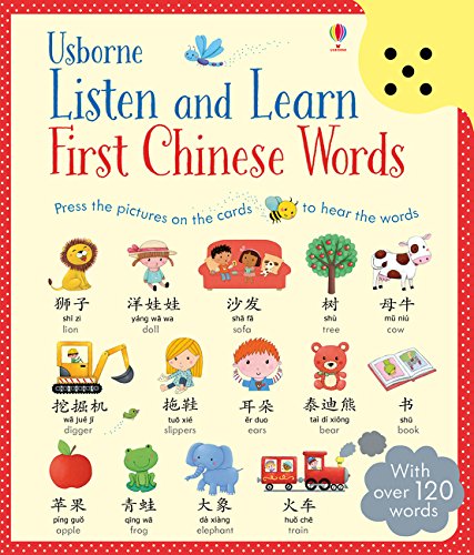LISTEN AND LEARN FIRST CHINESE WORDS Book + Sound Panel