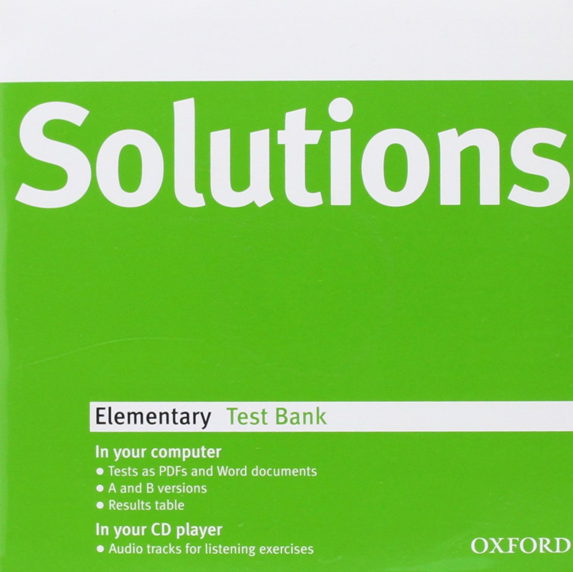 SOLUTIONS ELEMENTARY  Test Bank Multi-ROM