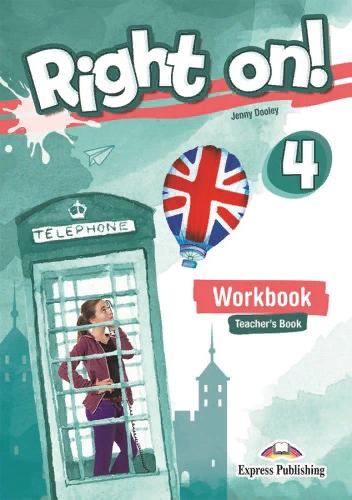RIGHT ON! 4 Workbook Teacher's Book with Digibook app