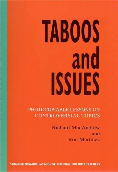 TABOOS AND ISSUES Book