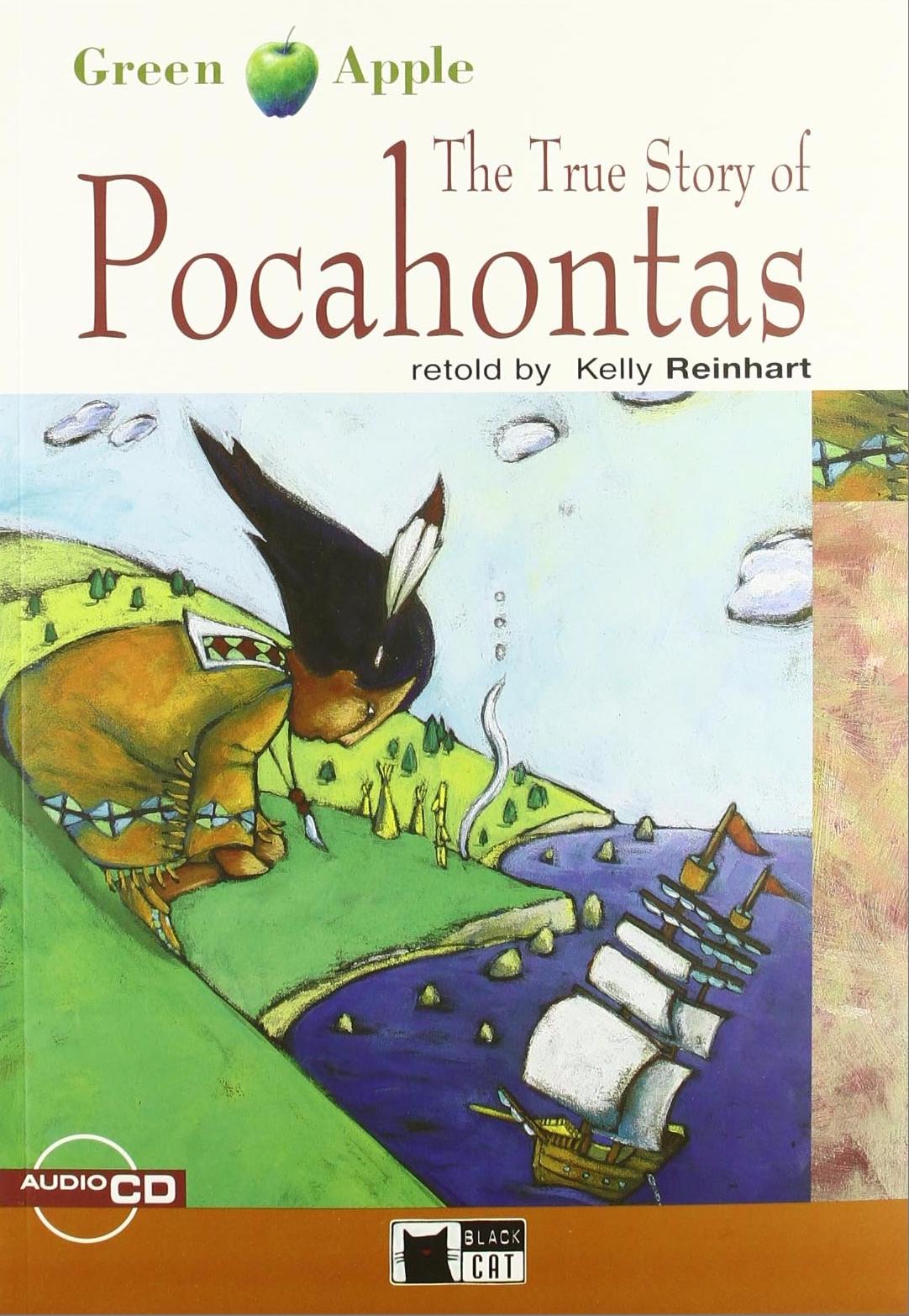 TRUE STORY OF POCAHONTAS,THE (GREEN APPLE,STEP1, A2) Book+  AudioCD