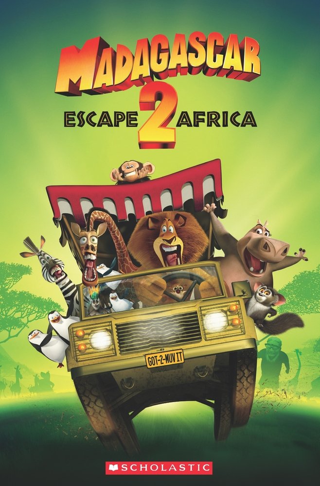 MADAGASCAR: ESCAPE 2 AFRICA (POPCORN ELT READERS, LEVEL 2) Book + Audio CD