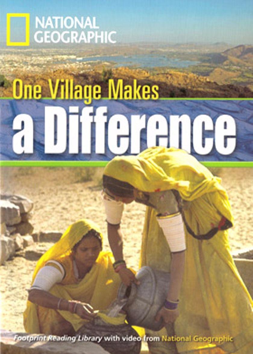 ONE VILLAGE MAKES A DIFFERENCE (FOOTPRINT READING LIBRARY B1,HEADWORDS 1300)Book+MultiROM