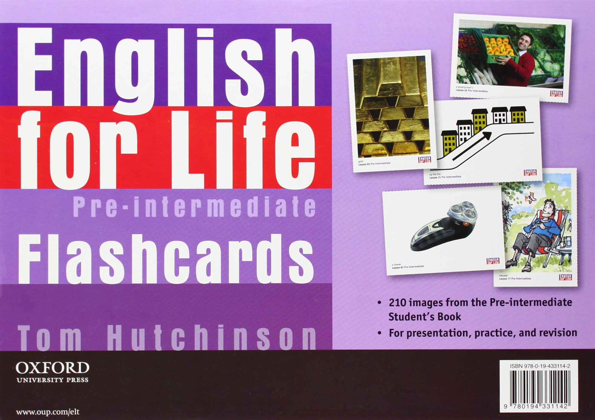 ENGLISH FOR LIFE PRE-IINTERMEDIATE Flashcards
